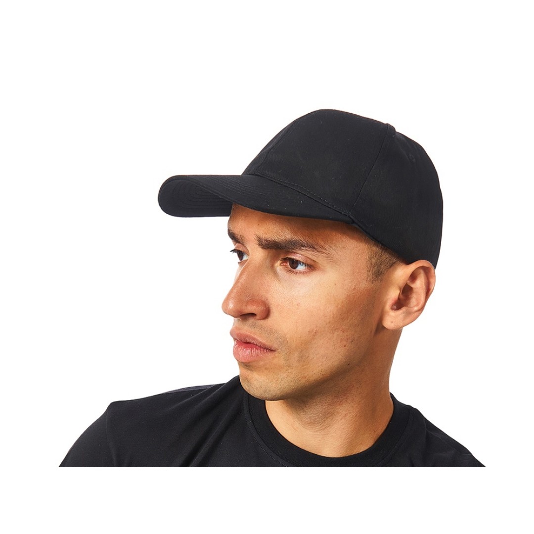 Бейсболка "Detroit" 6-ти панельная, черный