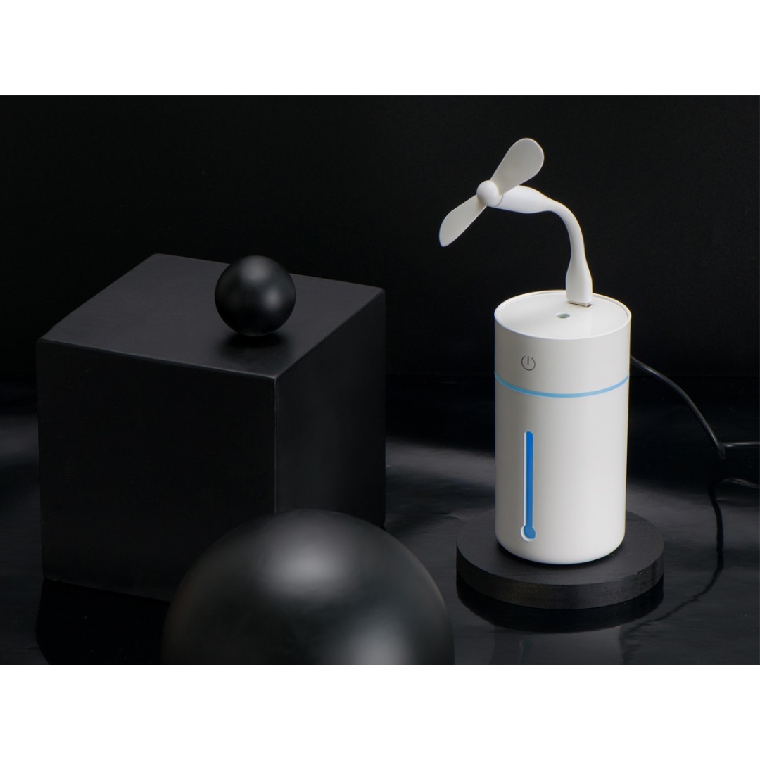 USB увлажнитель воздуха Sprinkle с двумя насадками, белый