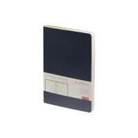 Ежедневник А5 недатированный «Megapolis Flex», темно-синий Navy (Р)
