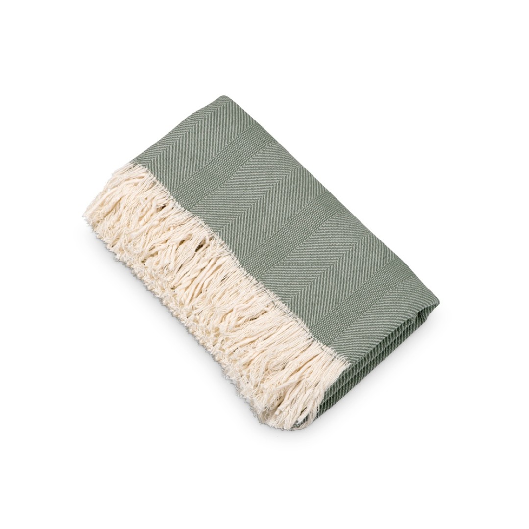 Плед Hild, темно-зеленый