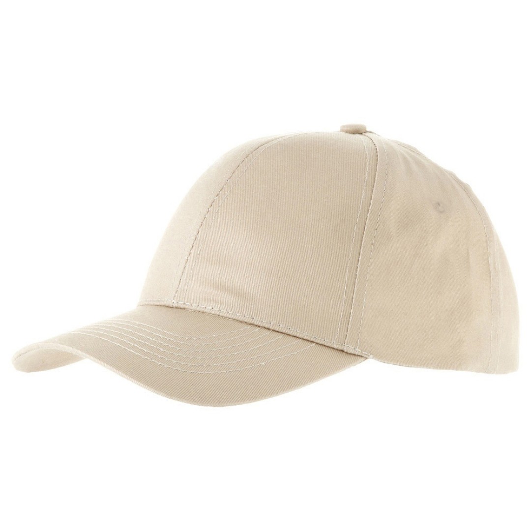 Бейсболка "Detroit" 6-ти панельная, натуральный