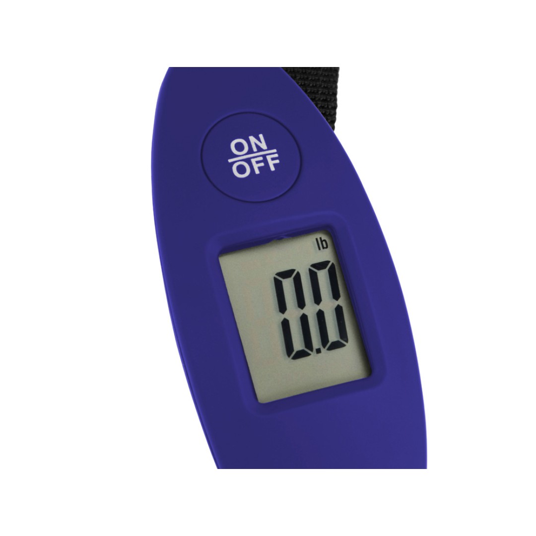 Багажные весы с покрытием soft touch «Gravity», синий