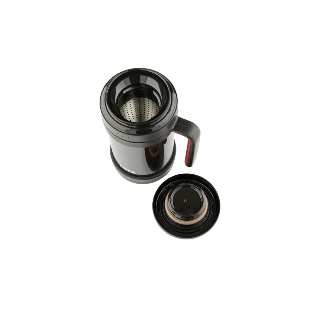 Термос из нерж. стали с ситом тм THERMOS TCMF-501, черный