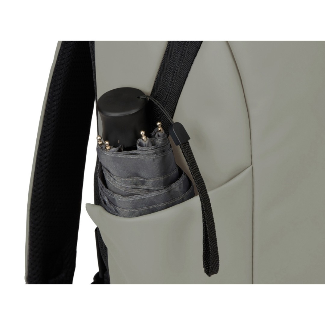 Рюкзак Sofit для ноутбука из экокожи, оливковый