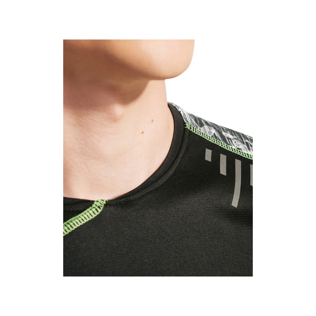 Спортивная футболка "Sochi" мужская, принтованый черный