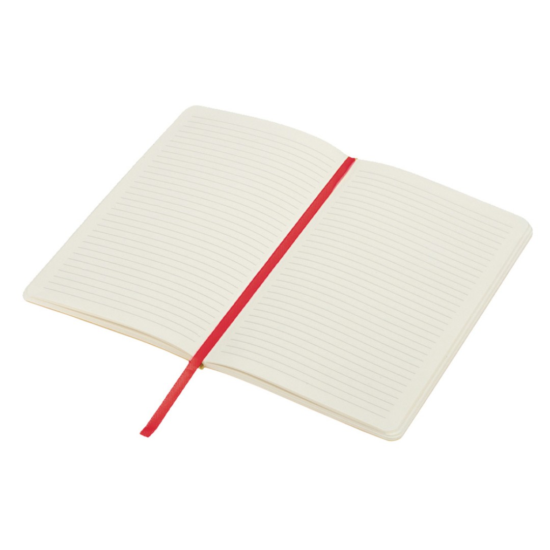 Блокнот "Softy 2.0", гибкая обложка A5, 80 листов, красный