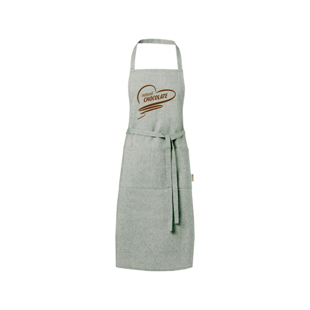 Pheebs 200 g/m2 recycled cotton apron, зеленый яркий