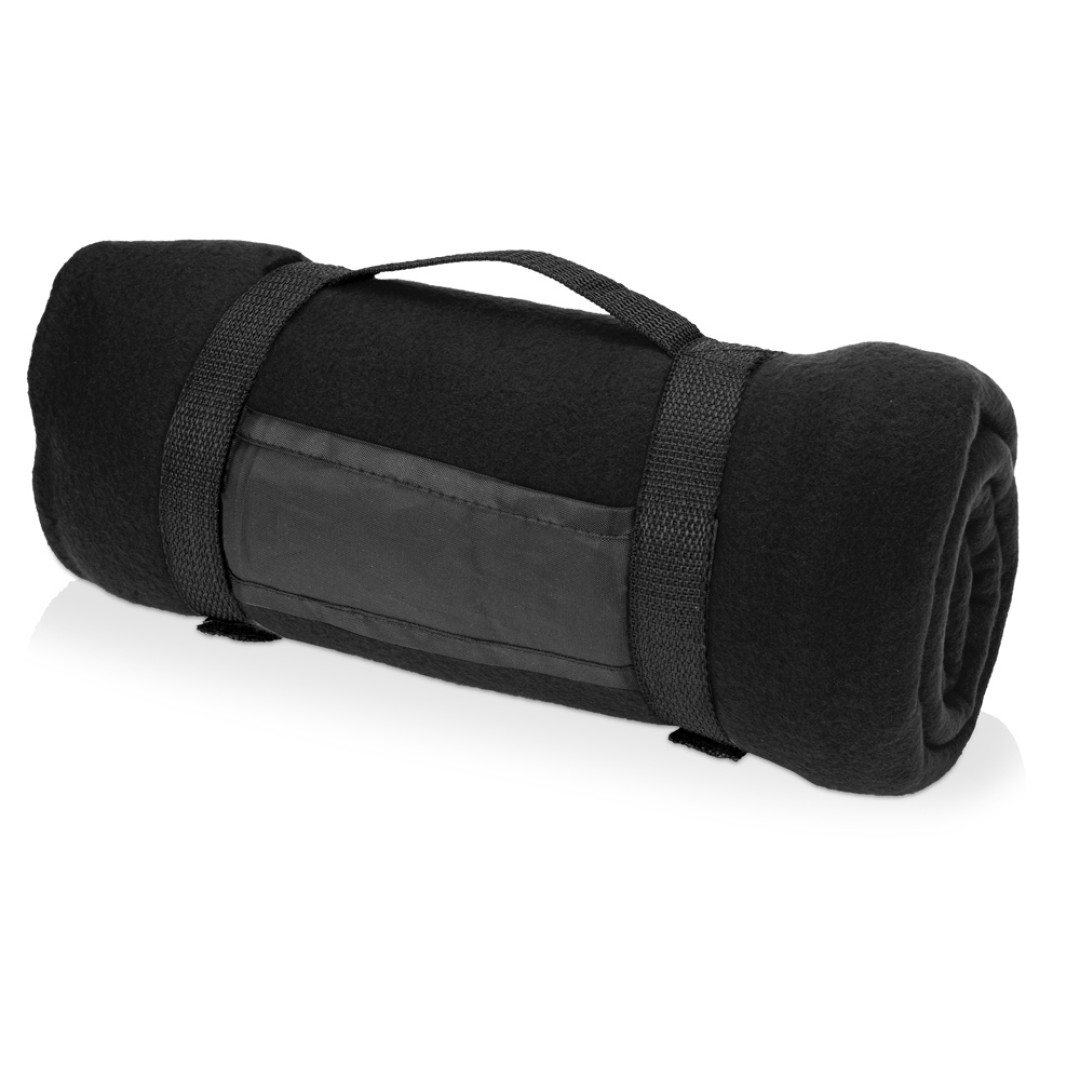 Подарочный набор с термосом и пледом «Serenity», черный