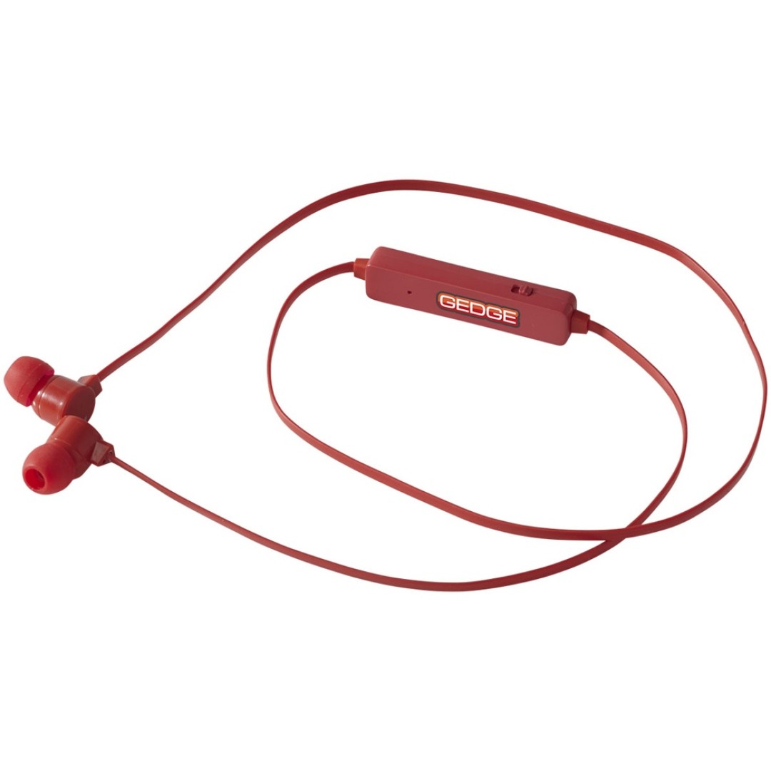 Цветные наушники Bluetooth, красный