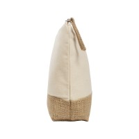 Косметичка "Jute" из хлопка и джута, натуральный