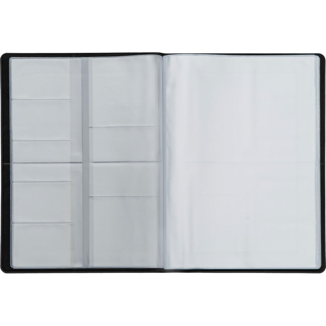 Органайзер Favor 2.0 для семейных документов на 4 комплекта документов, формат А4, черный