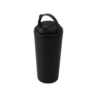Термокружка с трубочкой «Moment Straw», 350 мл, черный