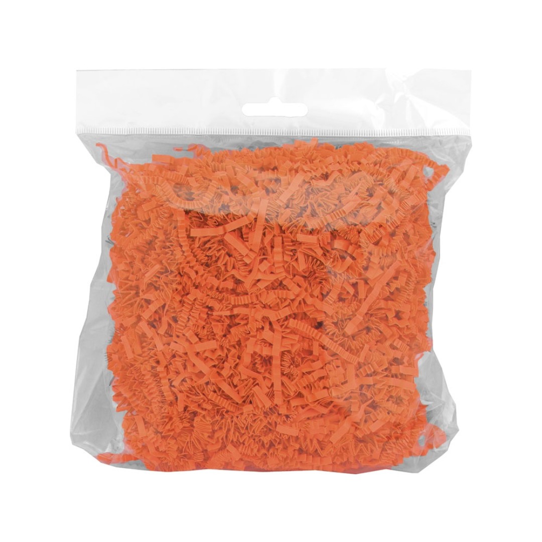 Бумажный наполнитель, 50 г.,оранжевый