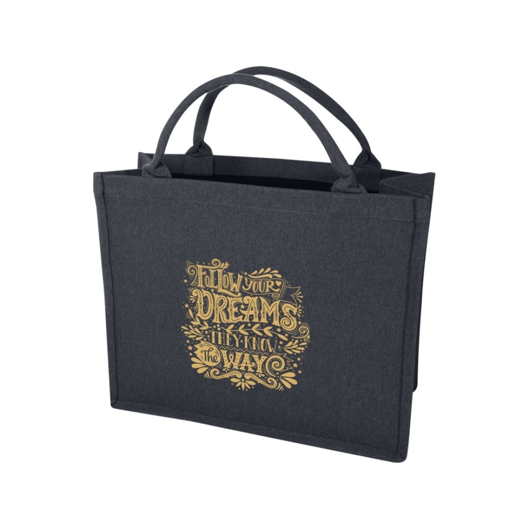 Page эко-сумка для книг из переработанного материала Aware™ плотностью 500 г/м2 - Джинс