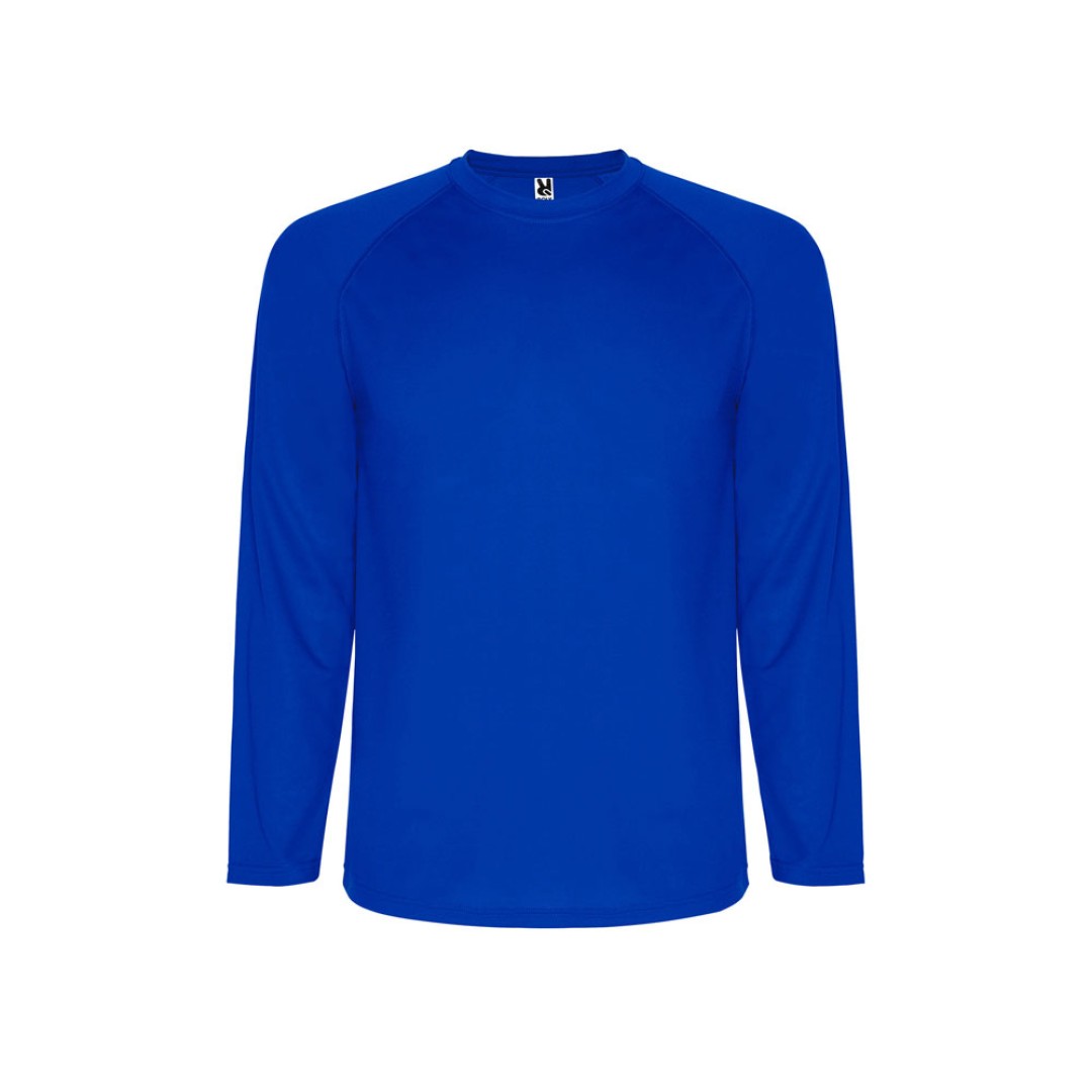Футболка "Montecarlo " мужская с длинным рукавом, королевский синий