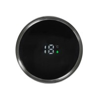 Стеклянный термос с индикатором температуры "Tapp", 500 мл, серебристый