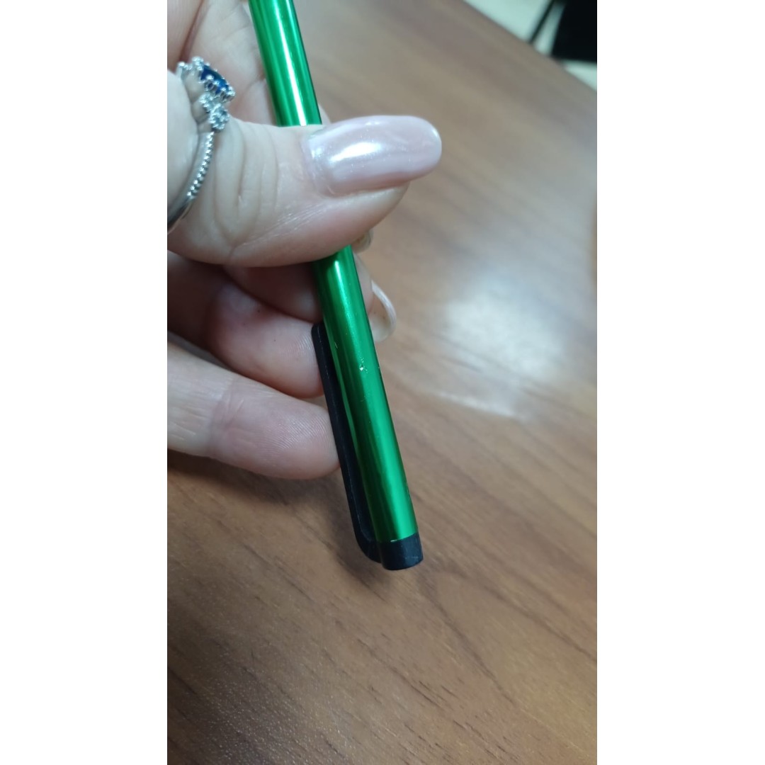 Стилус металлический Touch Smart Phone Tablet PC Universal, зеленый (Р)