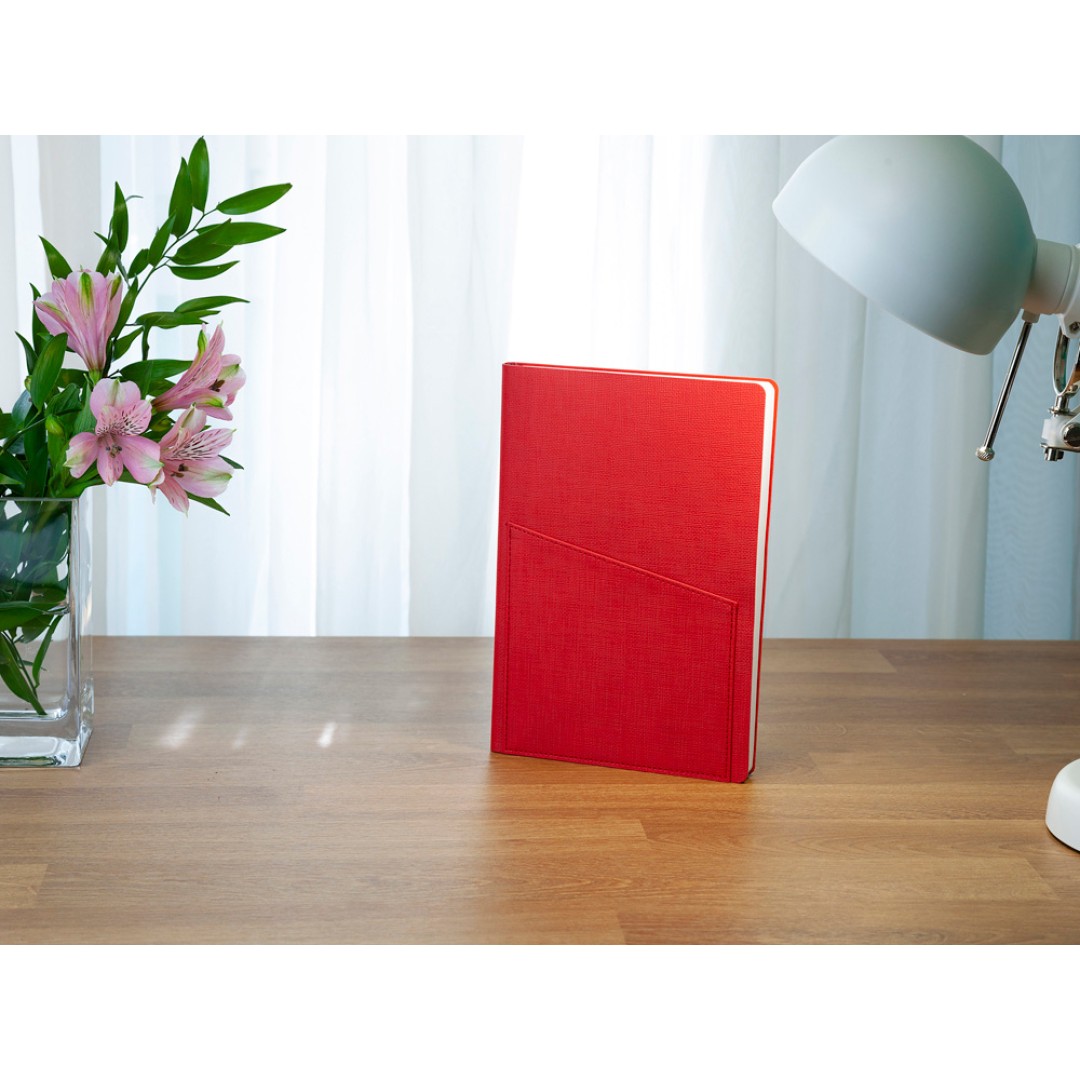 Ежедневник недатированный А5 Barcelona, красный