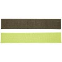 Набор из 2-х лент-эспандеров Grip - Лайм / Зеленый лесной