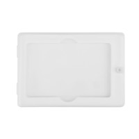 Коробка для флеш-карт «Cell» в шубере, белый прозрачный