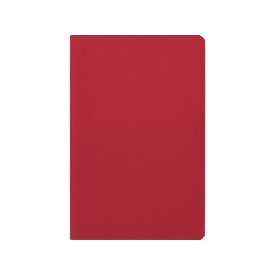 Блокнот "Softy 2.0", гибкая обложка A6, 80 листов, красный