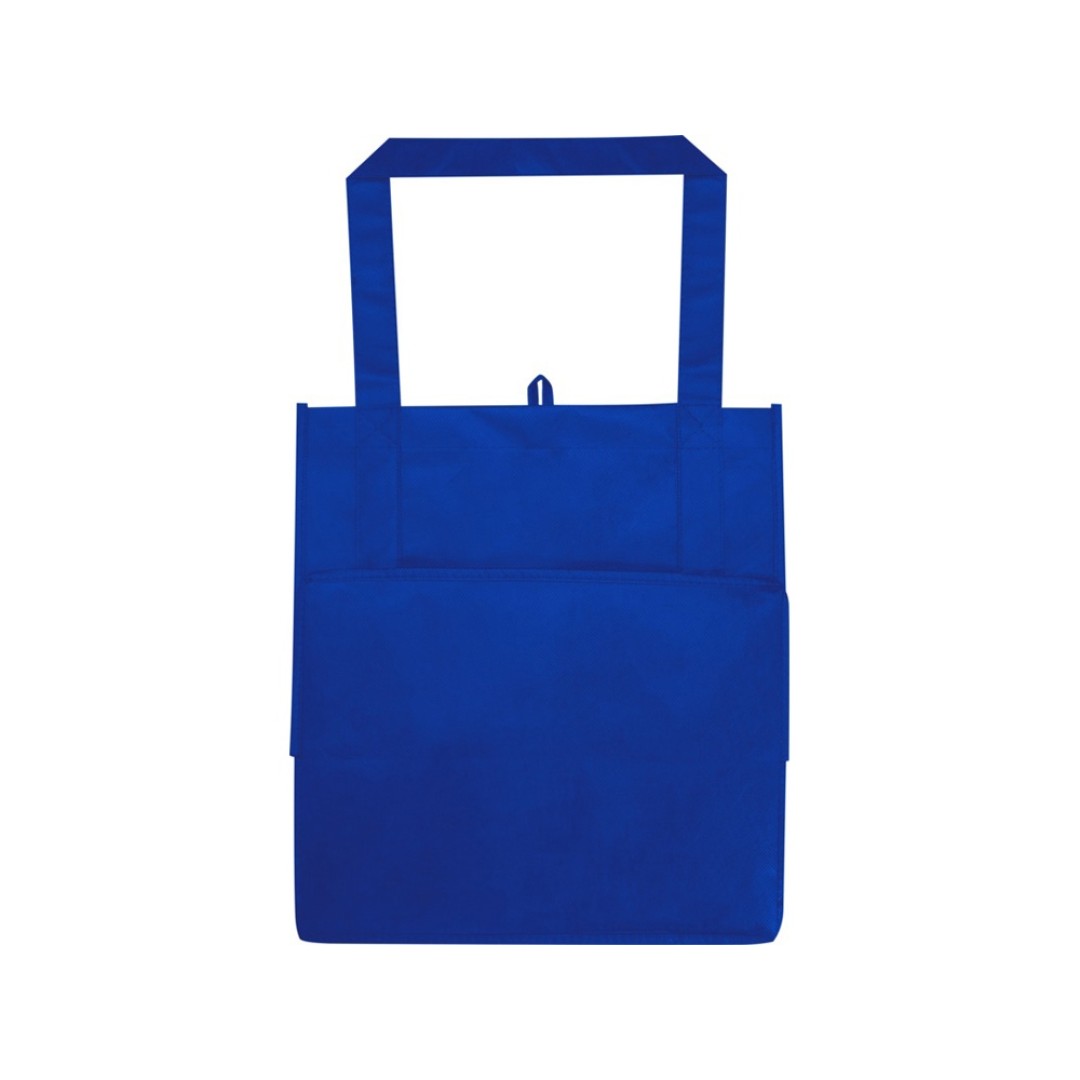 Liberty эко-сумка с прочным днищем объемом 6 л из нетканого материала, переработанного по стандарту GRS, королевский синий