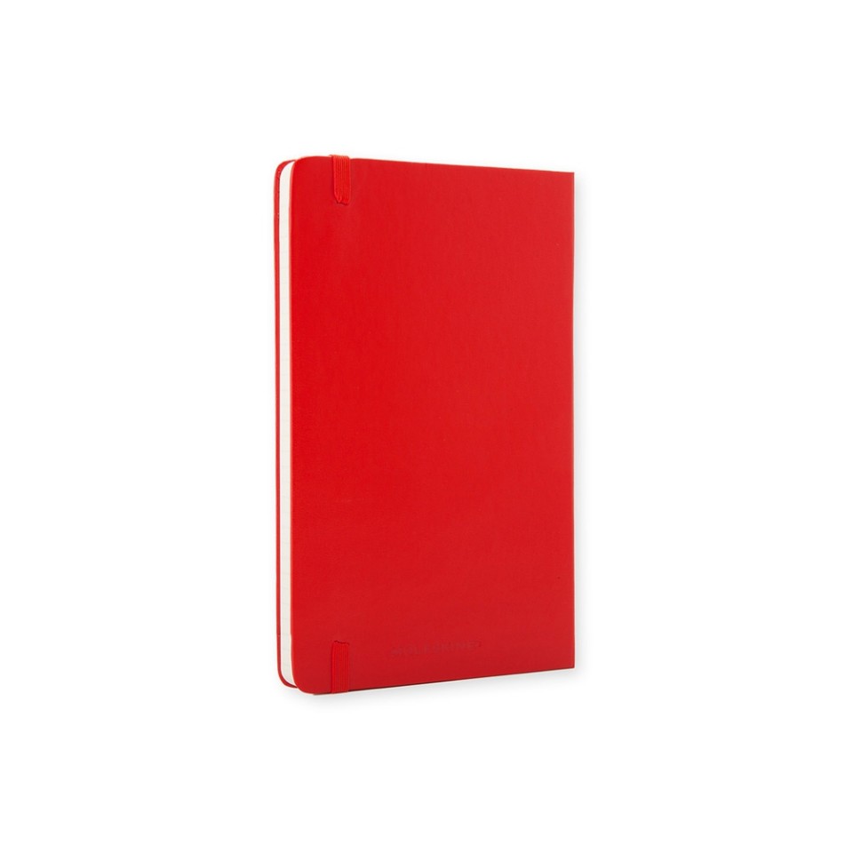 Записная книжка Moleskine Classic (в линейку) в твердой обложке, Large (13х21см), красный