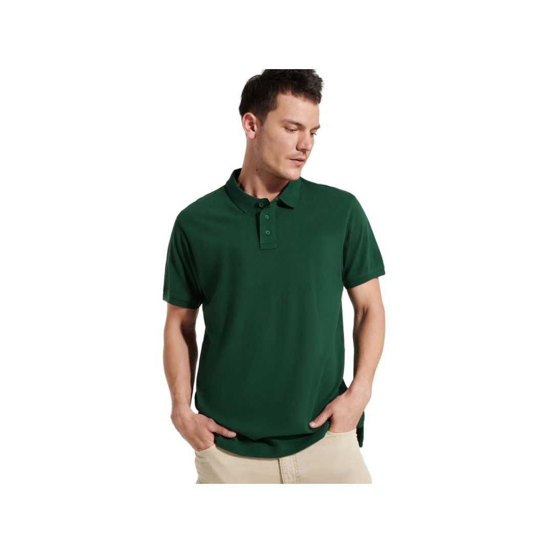 Рубашка поло "Imperium" мужская, бутылочный зеленый