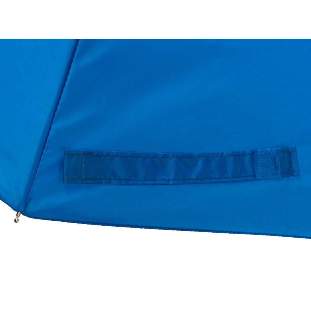 Зонт «Picau» из переработанного пластика в сумочке, синий