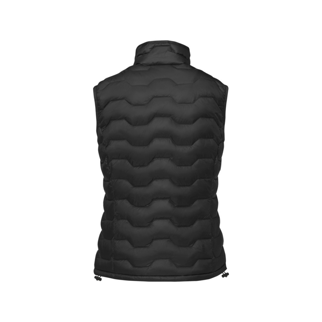 Женская утепленная телогрейка Epidote из материалов, переработанных по стандарту GRS - сплошной черный