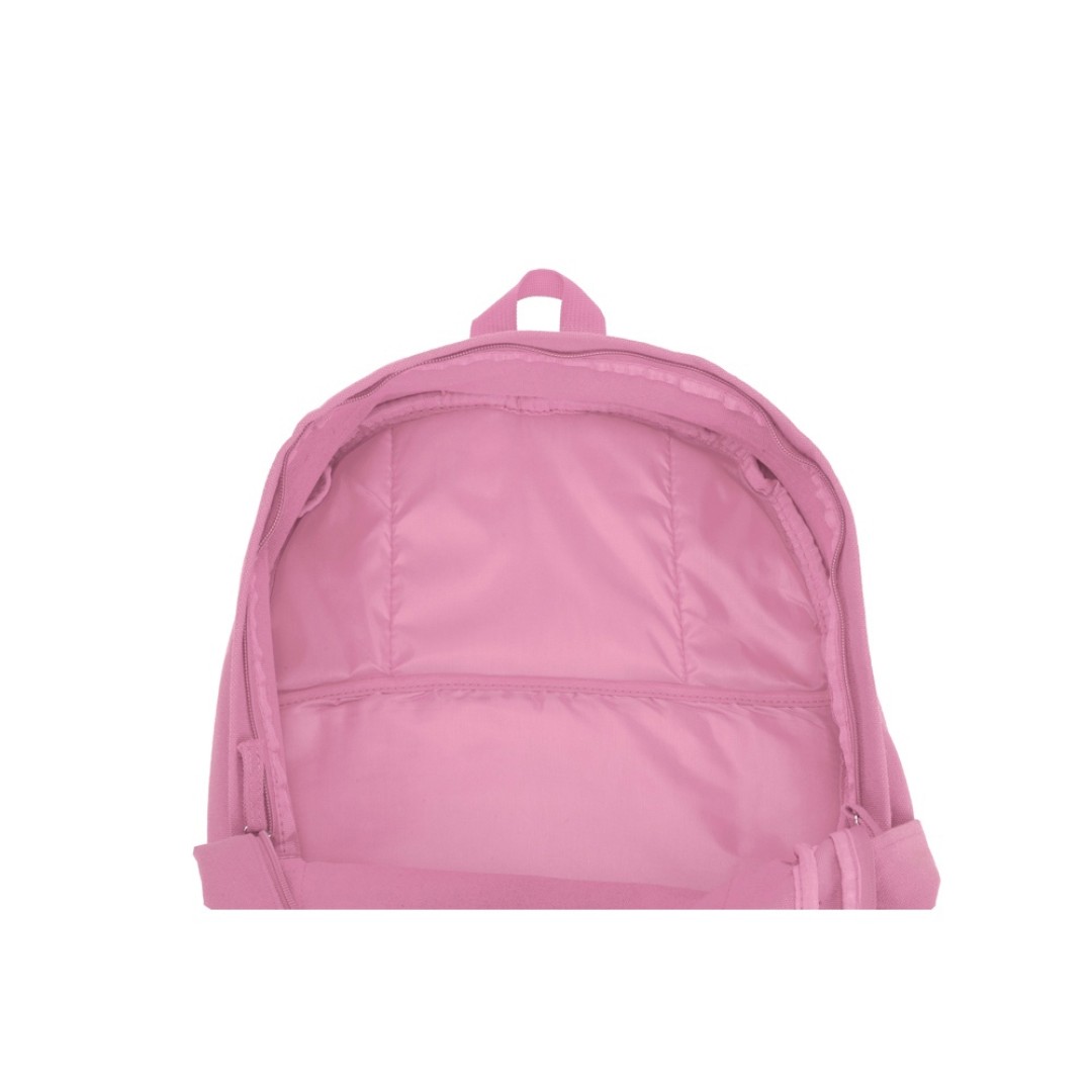 Рюкзак Shammy с эко-замшей для ноутбука 15", пыльно-розовый