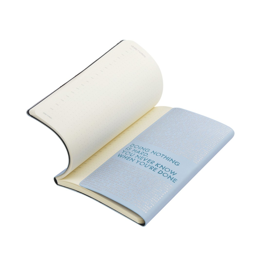 Ежедневник недатированный А5 «Bilbao», зефирный сиреневый