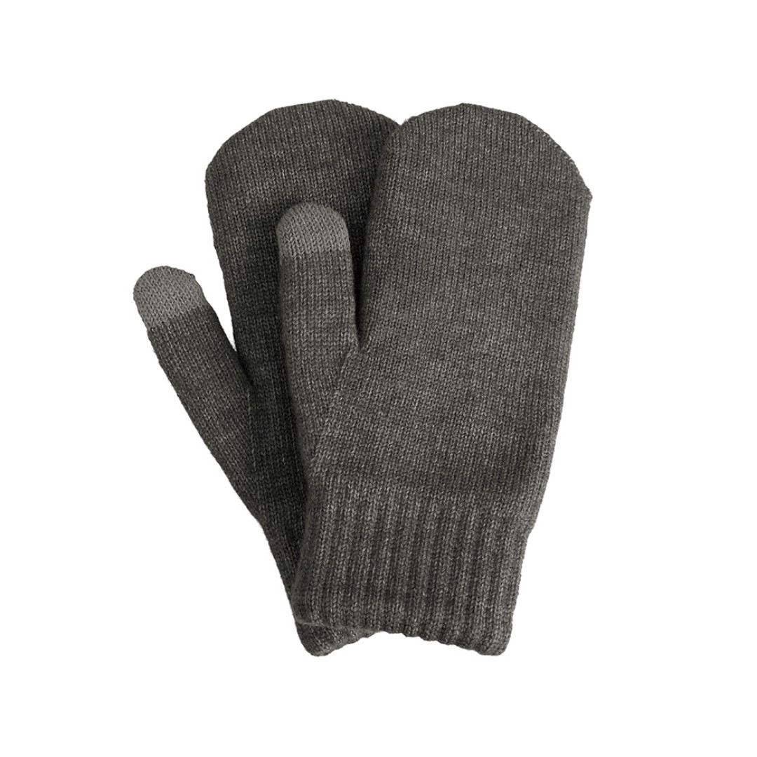 Варежки «Dunant», темно-серый меланж