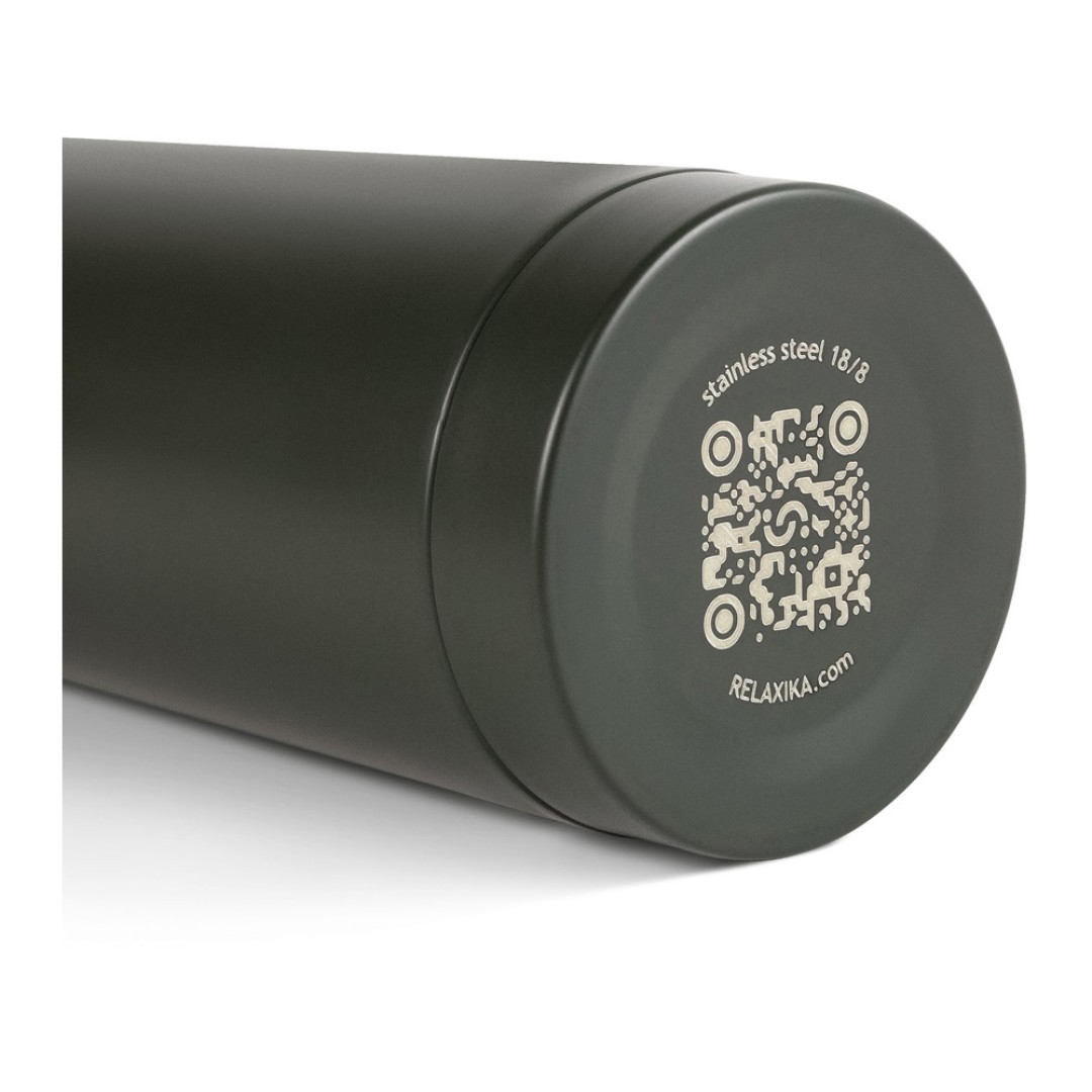 Термос Relaxika 101 (0,5 литра), хаки (без лого)
