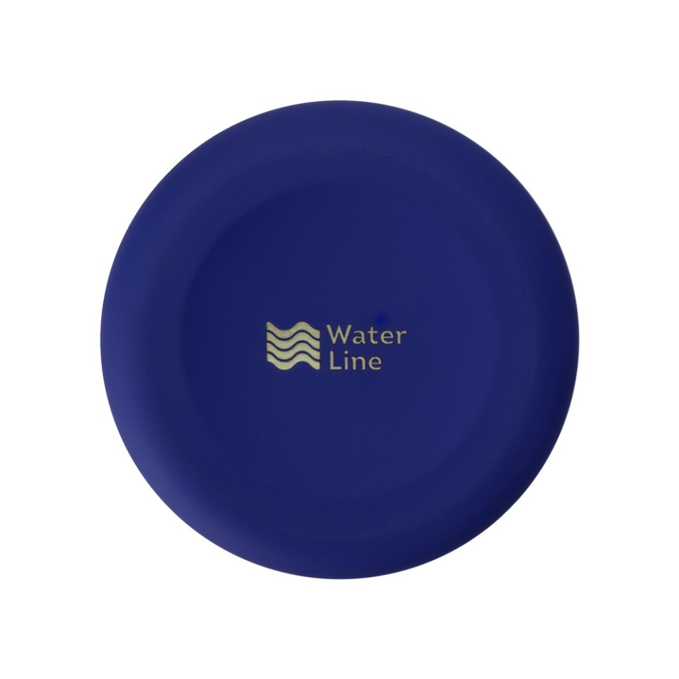Вакуумная термобутылка "Cask" Waterline, soft touch, 500 мл, синий