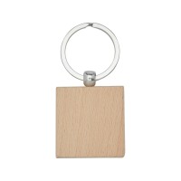 Квадратный брелок Gioia из бука, дерево