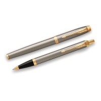 Набор «Parker IM Core Brushed Metal GT»: ручка шариковая, ручка роллер