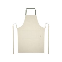 Nia фартук из переработанного хлопка плотностью 200 г/м2 - Зеленый яркий