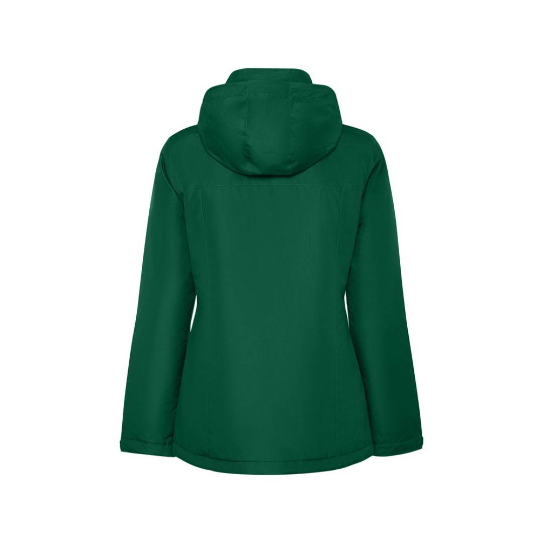 Парка утепленная «America» женская, бутылочный зеленый