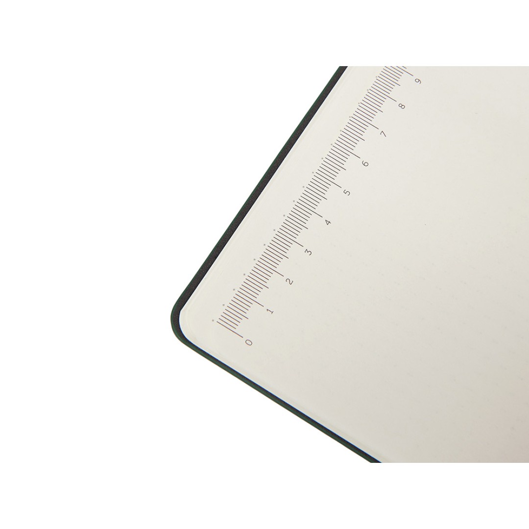 Блокнот А5 в гибкой обложке "Chaplin", зеленый