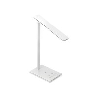 Настольная лампа с функцией беспроводной зарядки "Starline", белый