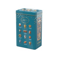 БОЛЬШАЯ БАНКА С РЕЛЬЕФОМ. Зелёный чай с мятой и цельными ягодами малины.500г.