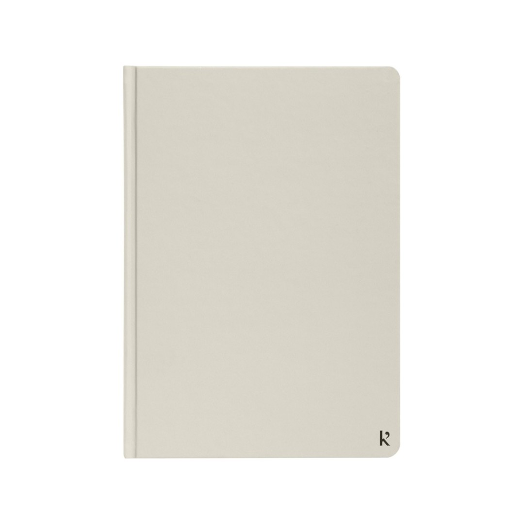 Блокнот в твердом переплете Karst формата A5, бежевый