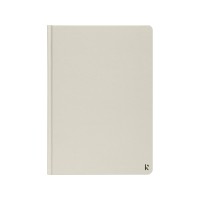 Блокнот в твердом переплете Karst формата A5, бежевый
