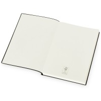 Бизнес блокнот "Supreme" с вставкой из софт-тача, гибкая обложка, 128 листов, серый