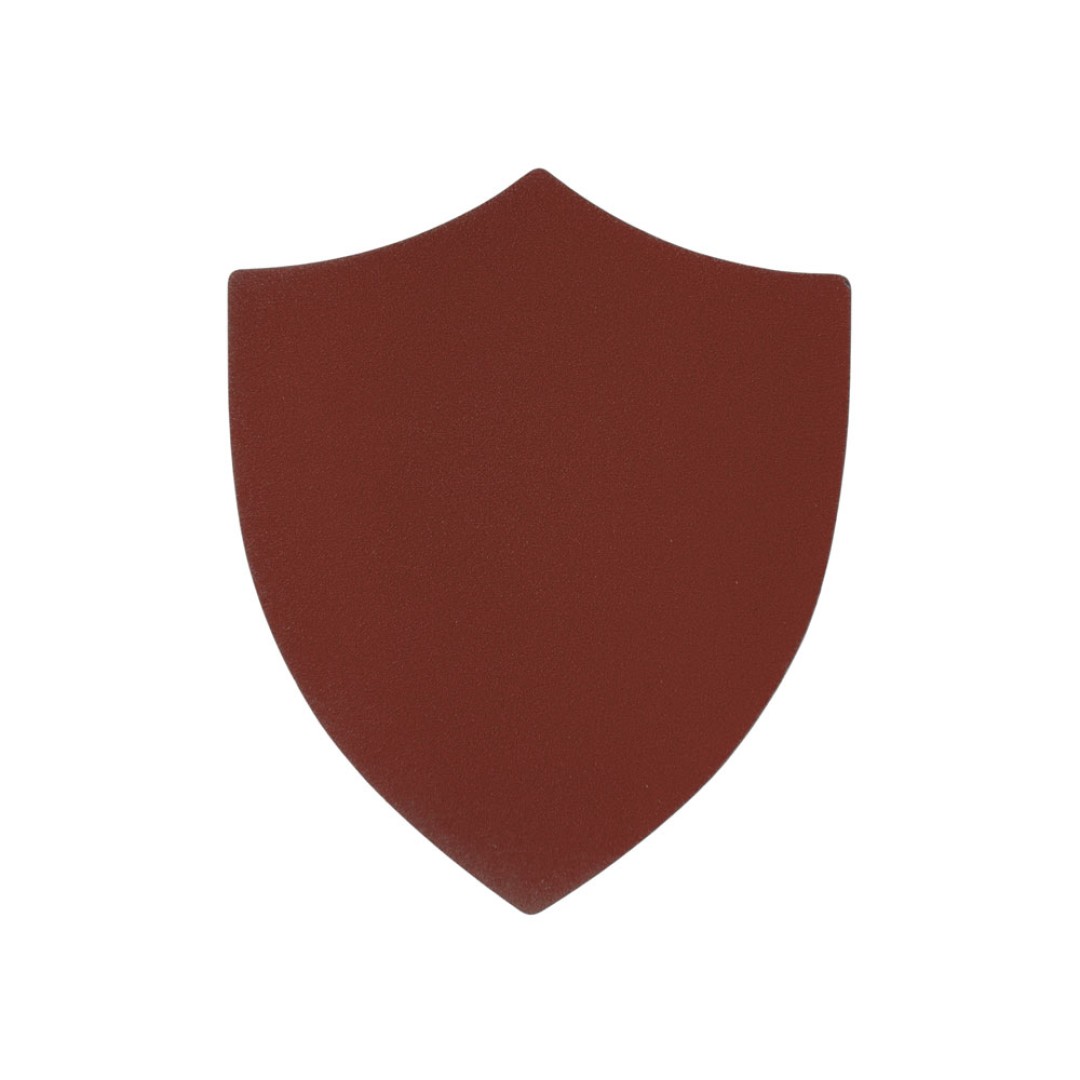 ПАТЧ ЩИТ nubuk (коричневый ) 6,6 х 5,5 см