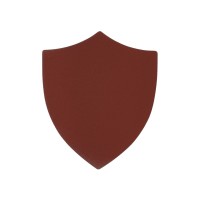 ПАТЧ ЩИТ nubuk (коричневый ) 6,6 х 5,5 см