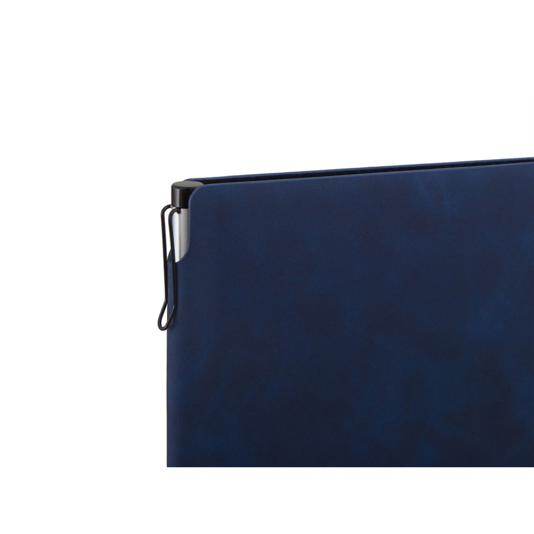 Блокнот А5 "Notepeno Max", 96 листов 80 гр/м2 белой FSC бумаги, темно-синий