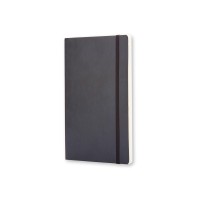 Записная книжка Moleskine Classic Soft (нелинованный), Large (13х21см), черный