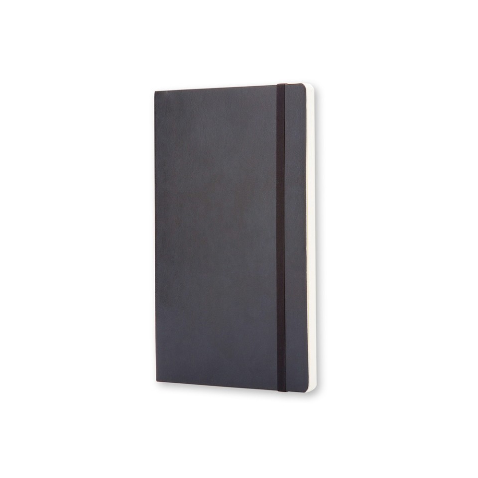 Записная книжка Moleskine Classic Soft (нелинованный), Large (13х21см), черный